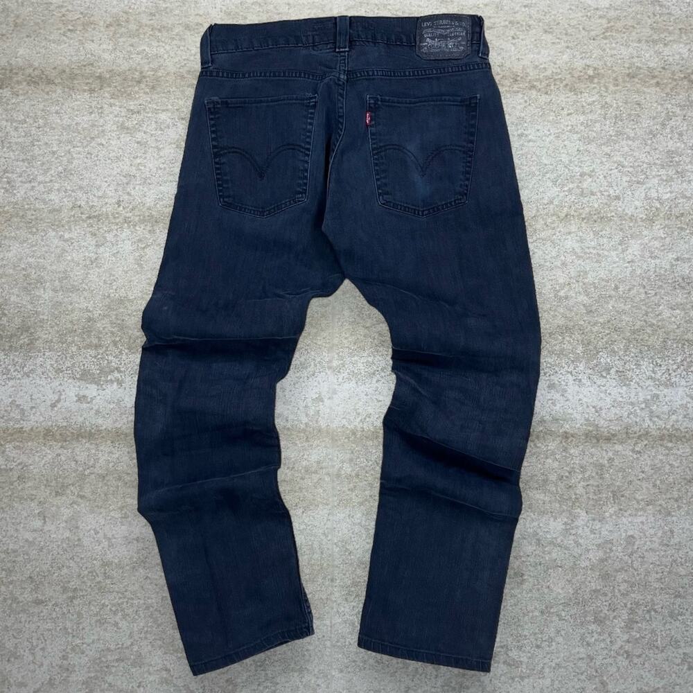 Vintage Y2K Levis Jeans 511 32x20 Slim Fit Dark Navy Blue Wash Denim Red Tab